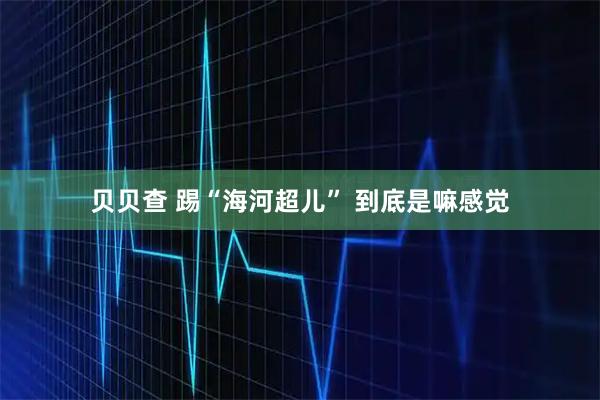贝贝查 踢“海河超儿” 到底是嘛感觉